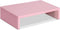 TEAMIX Pink Monitor Stand Riser, Wood Monitor Riser with Storage for Desk