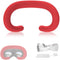 Silicone Eye Mask for Apple Vision Pro, Silicone Face Pad Cover, Sweat Proof, Light Leakage Proof, Replaceable VR