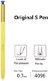 2Pcs Note 9 S Pen Replacement for Samsung Galaxy Note 9 N960, Bluetooth Stylus Touch S Pen, Blue/Yellow