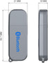 USB Bluetooth Car Kit, Bluetooth 5.3 Receiver Adapter for Music/Hands-Free Calls, Stronger Mics & Noise Cancellation,