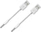 Amicable USB Date Cable for iPod Shuffle (2-Pack) - 3.5mm Jack to USB Charger & Sync Data Transfer for 3rd-7th Gen.