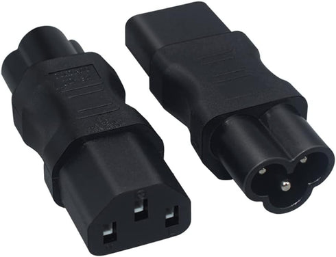 JORINDO 2 Pack IEC320 C6 C13 3 C13 3 C6 C6 C13 to Power Adapter Adapter Plug,IEC Pole Female to PIN Male AC Converter