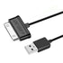 30-Pin Charger Cable for Samsung Galaxy Tab 2 10.1, 8.9, 7.7, 7.0 Plus - Black Charging Sync Data Cord