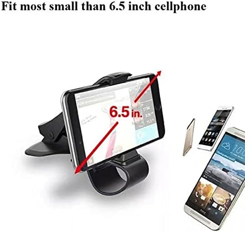 Universal Car Dashboard Mount Holder Stand Clamp for Cell Phone GPS Navigation, Durable Clip-on Dash Phone Holder