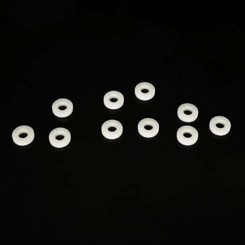 Gracilaria 10PCS RC Boat Drive Shaft Spacer Gasket Motor Shaft Plastic Washer Gasket