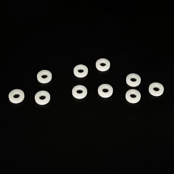 Gracilaria 10PCS RC Boat Drive Shaft Spacer Gasket Motor Shaft Plastic Washer Gasket