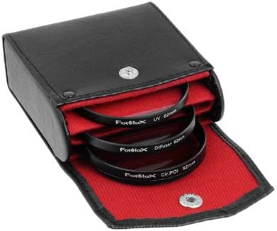 Fotodiox Filter Kit, UV, Circular Polarizer, Soft Diffuser, 62mm for Canon, Nikon, Sony, Olympus, Pentax, Panasonic