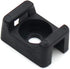 (100 Pack) Black 4.5mm Cable Tie Mount Base, Saddle Type Mount Screw Wire Bundle Holder
