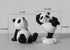 Phone Stand Desk Accessories, Resin Panda Figurines Home Decor Decorative Tabletop Ornaments Cute Phone Holder