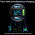 RDRKR 66W USB C Car Charger, 4-Port Cigarette Lighter Adapter, QC 3.0, PD, 2.4 A for Android/iPhone/Tablets