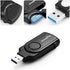 Rocketek RT-CR3A 11 1 3.0 2 MMC In USB Memory Card Reader/Writer with A Build-in Card Cover and Slots (SD Card + Micro