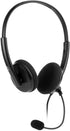 Monoprice WFH 3.5mm + USB Wired Web Meeting Headset, Lightweight with Adjustable Mic for Virtual Meetings