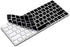XSKN Arabic Language Keyboard Silicone Cover Skin for Apple Magic Keyboard (MLA22LL/A), US Layout - Black