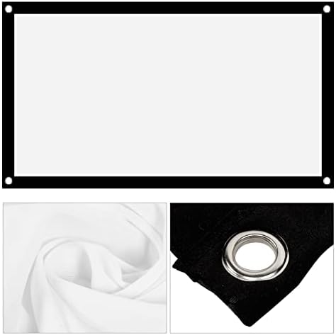 Ymiko 40 Inch Projection Screen, Foldable and Portable Anti Crease Movies Screens for