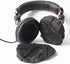 100 Pack Black Stretchable Headphone Ear Covers Sanitary Non-Woven Headset Covers Hygiene Ear Pads Cushions for Earmuff-Style Gaming Headphone/VR Headset/Most Large-Size Headphones 11cm