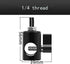TEHAOUU 1/4 16mm Stainless Steel Light Stand Adapter, Photography Studio Live Broadcast Tripod Converter, Compatible