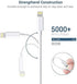 Marchpower Lightning Cable MFi Certified, 3Pack 6FT iPhone Charging Cable, USB A to Lightning for iPhone 14 Plus, 13