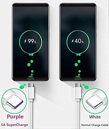 Super Charging Cable Replacement for Huawei P30 Pro, 6.6FT Super Fast Charge USB Type C Cable for Huawei P20 Pro, Mate