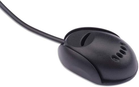 Universal 3.5mm External Microphone for Car Stereo Radio, Bluetooth Enabled Audio Receiver with 3m Cable