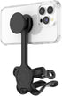 PopSockets Flexible Phone Mount & Stand, Universal Device Mount - Black Small