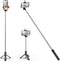 Tianle Selfie Stick Tripod with Fill Light, Extendable Selfie Stick Tripod with Wireless