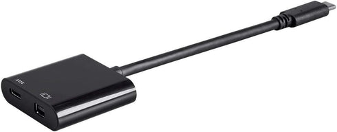 Monoprice Select Series USB-C to Mini DisplayPort & USB-C (F) Dual Port Adapter