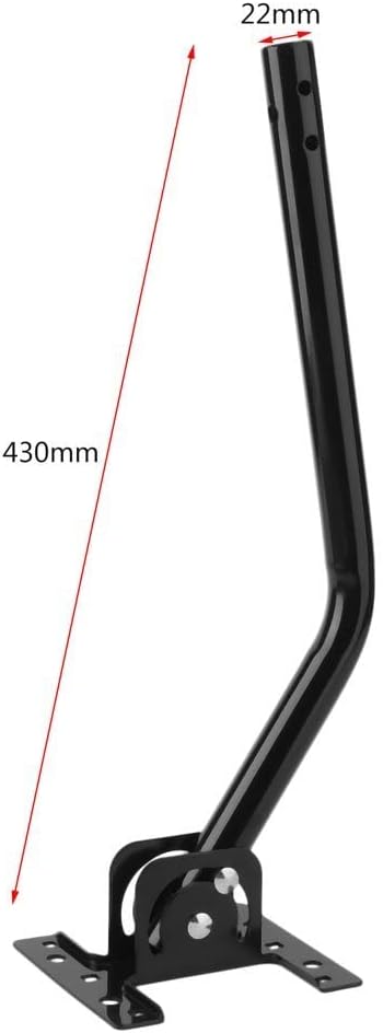 Adjustable Satellite Dish Antenna Mast 1 Inch for Roof or Wall Installation, Weatherproof J Pole Mounting