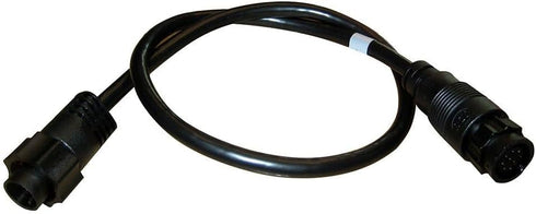 Lowrance XD Adapter, 9 to 7 PIN for AIRMAR XDCRS, Black