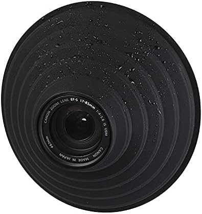 70-90mm Camera Lens Hood Collapsible Reversible Filter Thread Rubber Digital Hood DSLR Cap Shade (For Lens)
