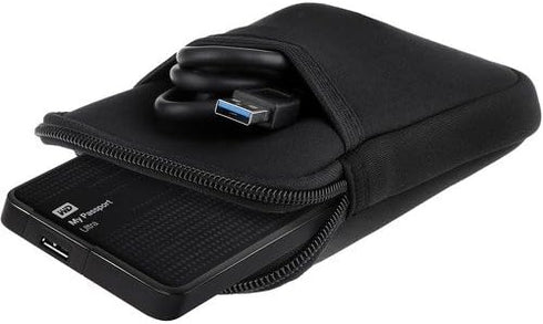 Ruggard Neoprene Case for Portable Hard Drives
