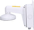 WMS WML DS-1273ZJ-140B PC140B PT6 Outdoor Indoor Wall Mount Bracket for Hikvision Dome Camera, White