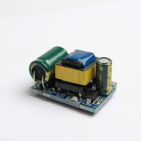 Acxico 5Pcs Mini AC-DC Converter Board Module, 12V 300mA Power Supply for 110V 120V 220V 230V to 5V 12V