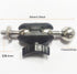 2 Pack Phone Holder Stand Arms, Dual Head 17mm Ball Joint + 1/4'' Screw Heavy Duty Magic Arm Camera Mount Connector