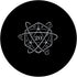 TTRPG D20 Dice Atom PopSockets Standard PopGrip for Roleplaying Games