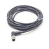 M12 5Pin Male Connector Cable, A Code Right Angle Molding Aviation Sensor Electrical PVC Cable 5Meter