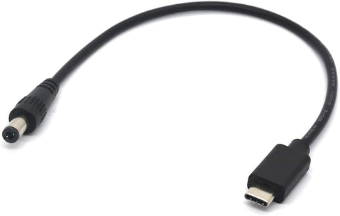 USB Type C to DC Cable, USB-C Male to DC 5.5 x 2.5 Male Power Plug for Table