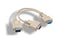 KENTEK 6 Inch DB9 Female to 2X DB9 Male Extension Y Splitter Cable, 9 Pin Serial RS-232 for PC Mac Linux