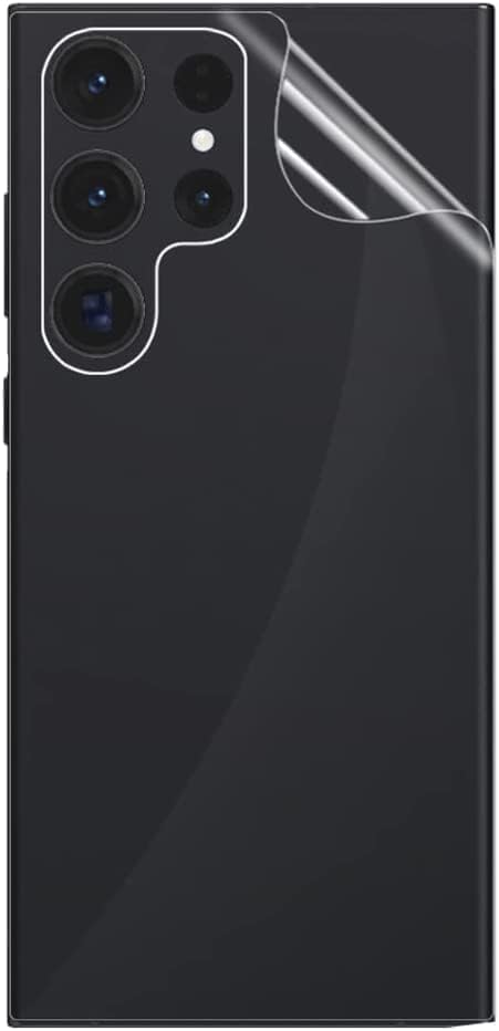 2Pcs Back Film Screen Protector for Samsung Galaxy S24 Ultra, Hydrogel Film, Not Glass