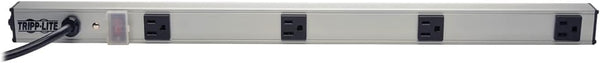 Tripp Lite 4 Wide-Spaced Outlet Power Strip, 24 in. Length, 6ft Cord