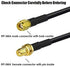 CORONIR 2Pack 33ft WiFi Antenna Extension Cable for Wireless LAN Router, RP-SMA Male to Female Connector