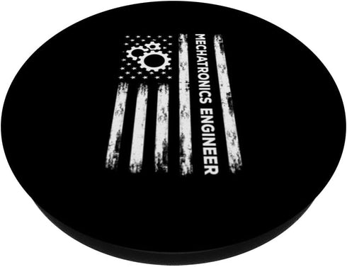 American Flag Mechatronics Engineer Mechatronic Engineering PopSockets Standard PopGrip