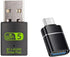 USB WiFi Adapter, 600Mbps USB WiFi Bluetooth Adapter with USB to USB C Adapter, Dual Band 5G/2.4G Wireless Network