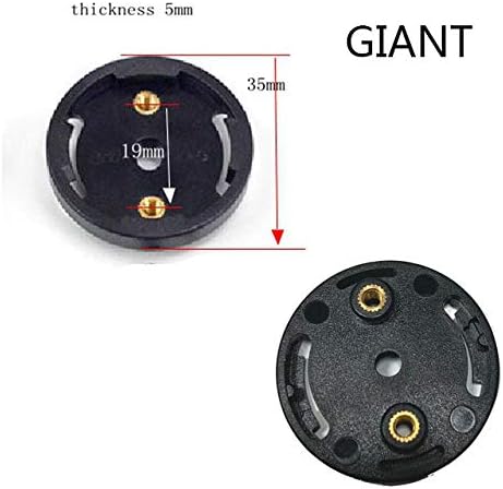 Trigo Bicycle Computer Mount Insert Kit Base Adapter for Garmin K-Edge, Bryton, Wahoo, MIO, Giant Out Front Replacement