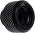 Alphacool 17262 Eiszapfen 13mm HardTube Compression Fitting - G1/4 Knurled Deep Black Water Cooling Fittings