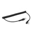 2-Pin to 5-Pin Coil Cord Cable for Kenwood, HYT, BaoFeng Two Way Handheld Walkie Talkie