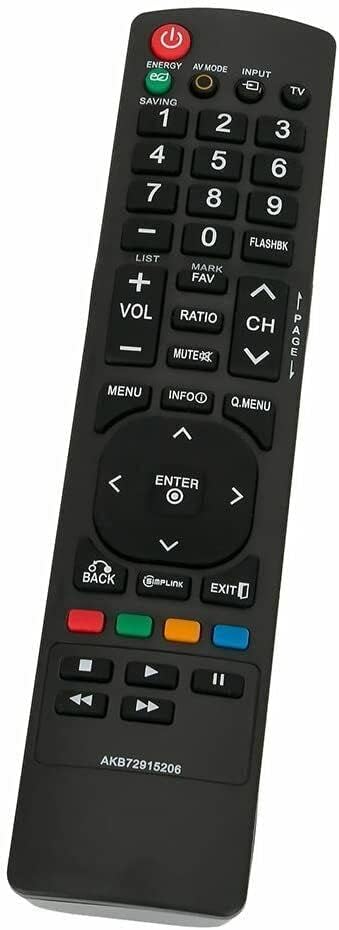 New AKB72915206 Replacement Remote Control for LG Television