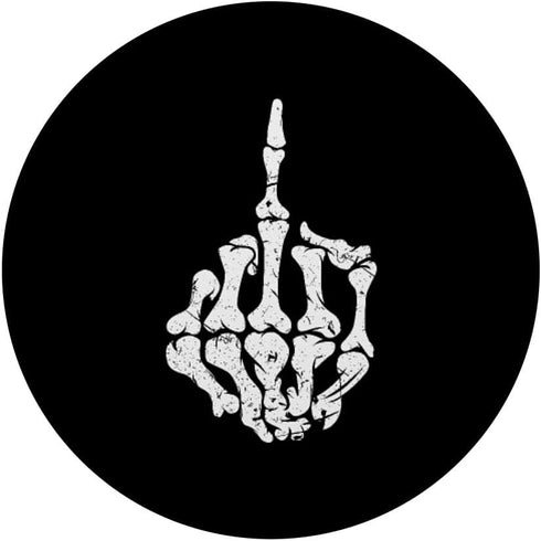 PopSockets Swappable PopGrip: Offensive Biker Middle Finger Skull