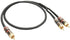 Cable Pants, Speaker Wire Pants Jacket Y Boot ( 9MM-2x 3.5MM 8PACK Black) for DIY Speaker Cables