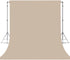 TERSUM Beige Photo Backdrop,Photo Booth Portrait Photography Backdrops,Studio Beige Backdrop for Photoshoot Streaming
