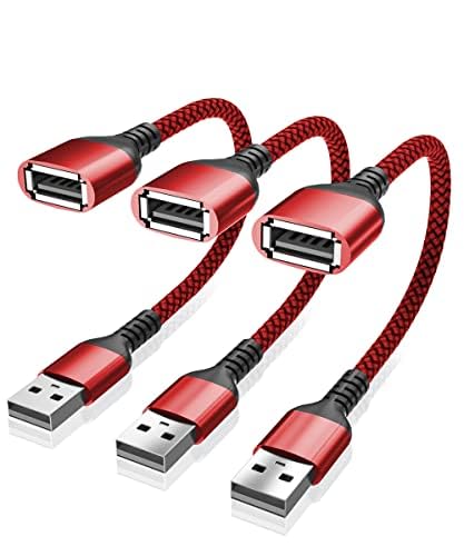 USB Data Blocker Adapter 3-Pack, Charge Only Type-A Cable, Data Blocking Defender for iPhone 12 13 14 15, Samsung